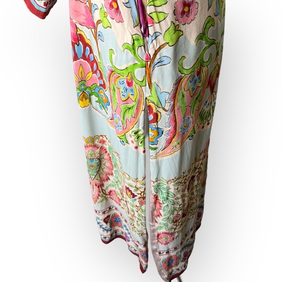 ZARA Printed Kimono with Belt - Picture 6 of 13